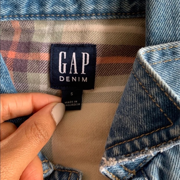 Gap denim jacket with lining - Picture 3 of 6